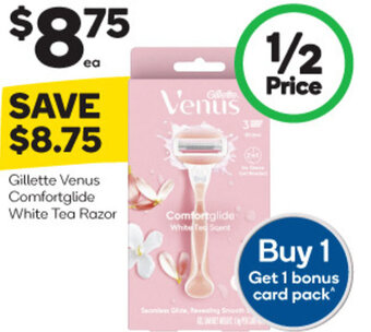 Woolworths Gillette Venus Comfortglide White Tea Razor offer