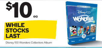 Woolworths Disney 100 Wonders Collectors Album offer