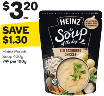 Woolworths Heinz Pouch Soup 430g offer