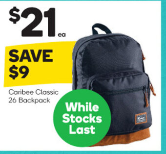Woolworths Caribee Classic 26 Backpack offer