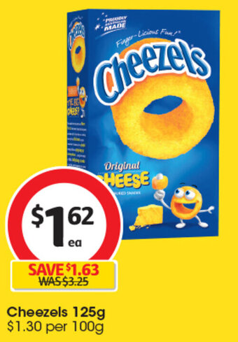 Coles Cheezels 125g offer