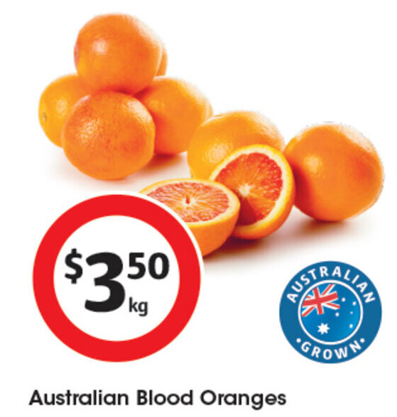 Australian Blood Oranges offer at Coles