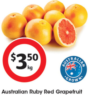 Coles Australian Ruby Red Grapefruit offer