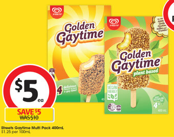 Coles Streets Gaytime Multi Pack 400mL offer
