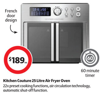 Kitchen Couture 25 Litre Air Fryer Oven