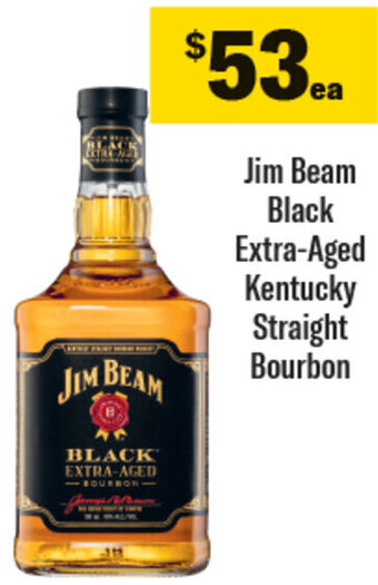 Coles Jim Beam Black Extra-Aged Kentucky Straight Bourbon offer