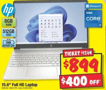 JB Hi-Fi 15.6" Full HD Laptop offer