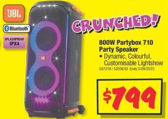 800W Partybox 710 Party Speaker