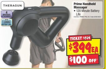 JB Hi-Fi Prime Handheld Massager offer