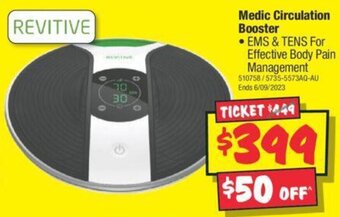 JB Hi-Fi Medic Circulation Booster offer