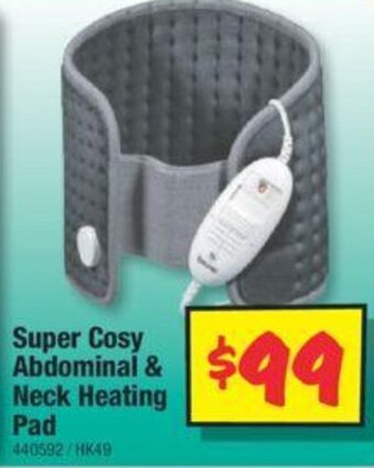 JB Hi-Fi Super Cosy Abdominal & Neck Heating Pad offer