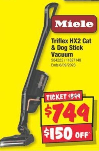 JB Hi-Fi Triflex HX2 Cat & Dog Stick Vacuum offer