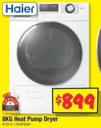 JB Hi-Fi 8KG Heat Pump Dryer offer
