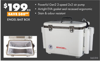 BCF ENGEL BAIT BOX offer