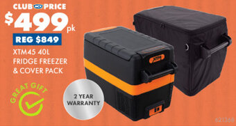 BCF XTM45 40L FRIDGE FREEZER & COVER PACK offer