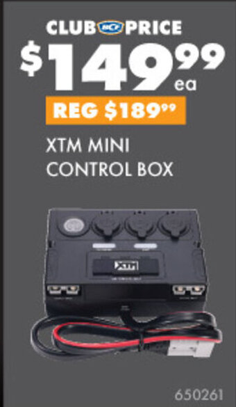 BCF XTM MINI CONTROL BOX offer