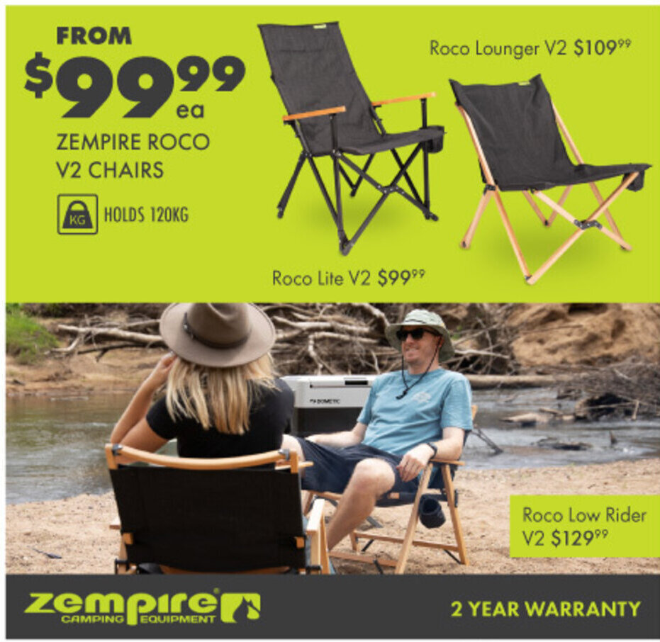 ZEMPIRE ROCO V2 CHAIRS offer at BCF