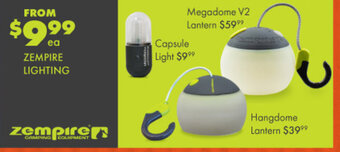 BCF ZEMPIRE LIGHTING offer