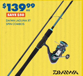 BCF DAIWA LAGUNA XT SPIN COMBOS offer