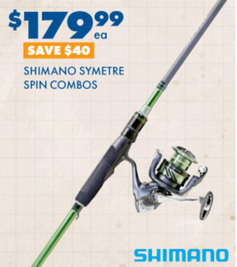 BCF SHIMANO SYMETRE SPIN COMBOS offer