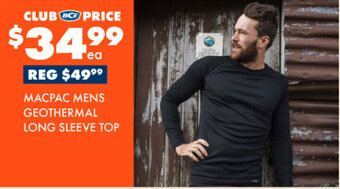 MACPAC MENS GEOTHERMAL LONG SLEEVE TOP