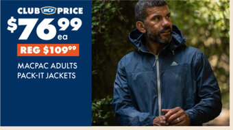MACPAC ADULTS PACK-IT JACKETS