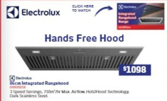 86cm Integrated Rangehood