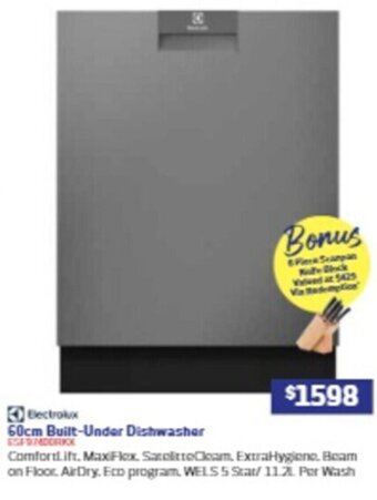 Retravision 60cm Built-Under Dishwasher offer