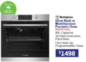 Retravision 60cm Built-in Multifunction Pyrolytic Oven offer