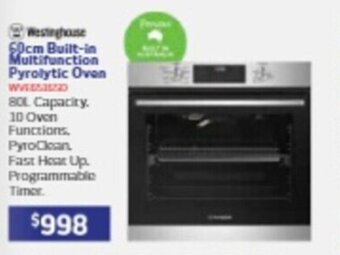 Retravision 60cm Built-in Multifunction Pyrolytic Oven offer