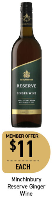 Dan Murphy's Minchinbury Reserve Ginger Wine offer