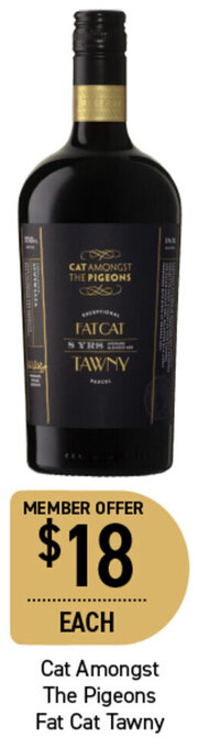 Cat Amongst The Pigeons Fat Cat Tawny