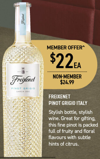 Dan Murphy's FREIXENET PINOT GRIGIO ITALY offer