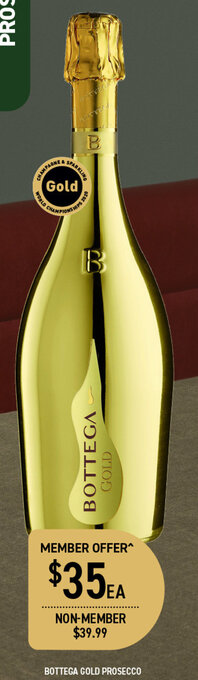 Dan Murphy's BOTTEGA GOLD PROSECCO offer