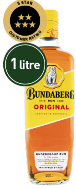 Dan Murphy's Bundaberg Underproof Rum 1L offer