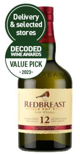 Dan Murphy's Redbreast 12 Year Old Irish Whiskey 700mL offer