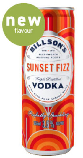 Dan Murphy's Billsons Vodka & Orange Fizz 330mL Cans offer