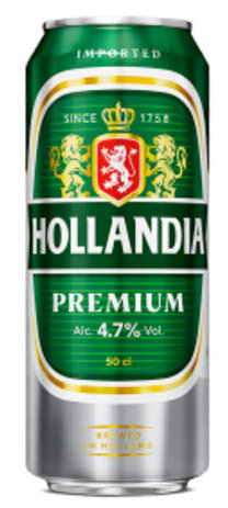Hollandia Beer 500mL Cans