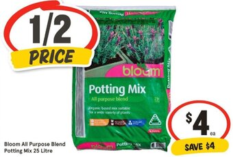 IGA Bloom All Purpose Blend Potting Mix 25 Litre offer