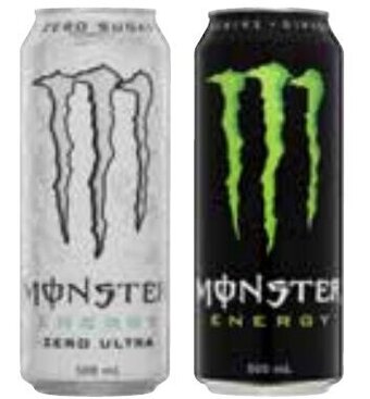 C-Store Distribution Monster Energy Drink Selected Varieties 500mL Item No. 644621, 011030 Carton Size: 24 Carton Price offer