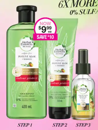 Herbal Essences Shampoo, Conditioner and Argan Oil