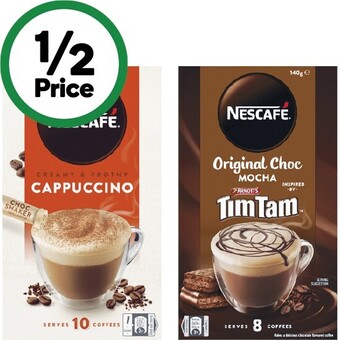 Woolworths Nescafe coffee sachets pk 8-10 offer