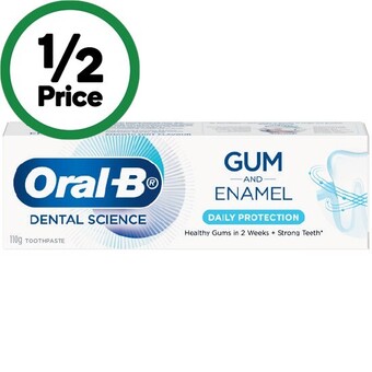 Woolworths Oral-b gum care toothpaste 110g offer