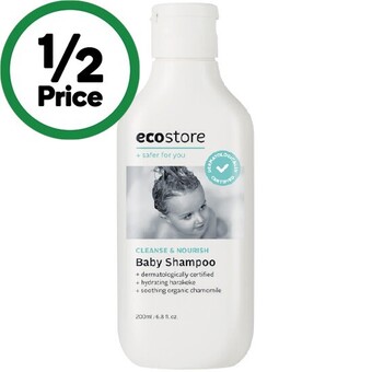 Woolworths Ecostore baby shampoo 200ml offer