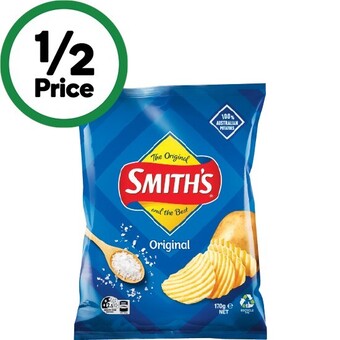 Smith’s crinkle cut chips 150-170g