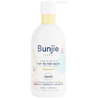 Bunjie baby top to toe wash 500ml