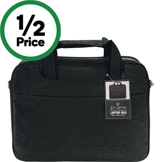 Inspire laptop bag offer at Woolworths