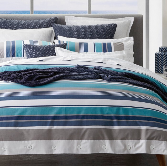 Logan & mason trent quilt cover set offer at Spotlight