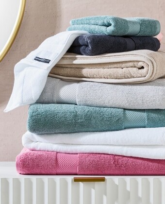 Spotlight 40% off logan & mason oslo towel range offer