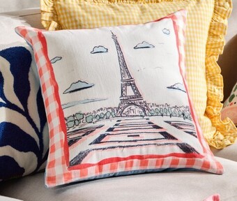 40% off koo eiffel tower cushion